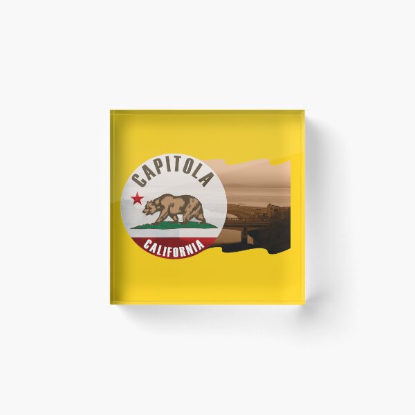 Item preview, Capitola Beach Californian Flag: Santa Cruz Coastal Living! designed and sold by EclecticCharm.