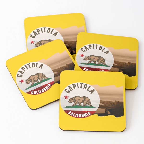 Item preview, Capitola Beach Californian Flag: Santa Cruz Coastal Living! designed and sold by EclecticCharm.