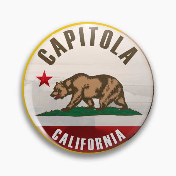 Item preview, Capitola Beach Californian Flag: Santa Cruz Coastal Living! designed and sold by EclecticCharm.