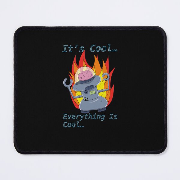 Item preview, It’s Cool Calming Robot World on Fire designed and sold by JonnyVsTees.