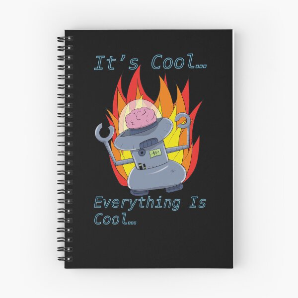 Item preview, It’s Cool Calming Robot World on Fire designed and sold by JonnyVsTees.