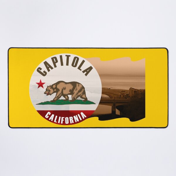 Item preview, Capitola Beach Californian Flag: Santa Cruz Coastal Living! designed and sold by EclecticCharm.