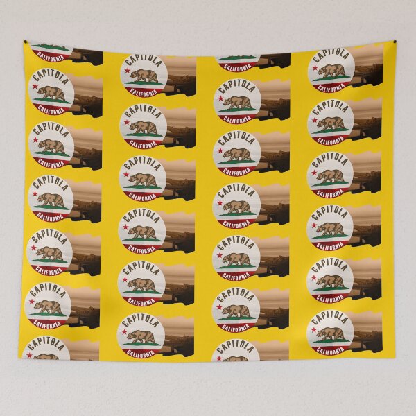 Item preview, Capitola Beach Californian Flag: Santa Cruz Coastal Living! designed and sold by EclecticCharm.