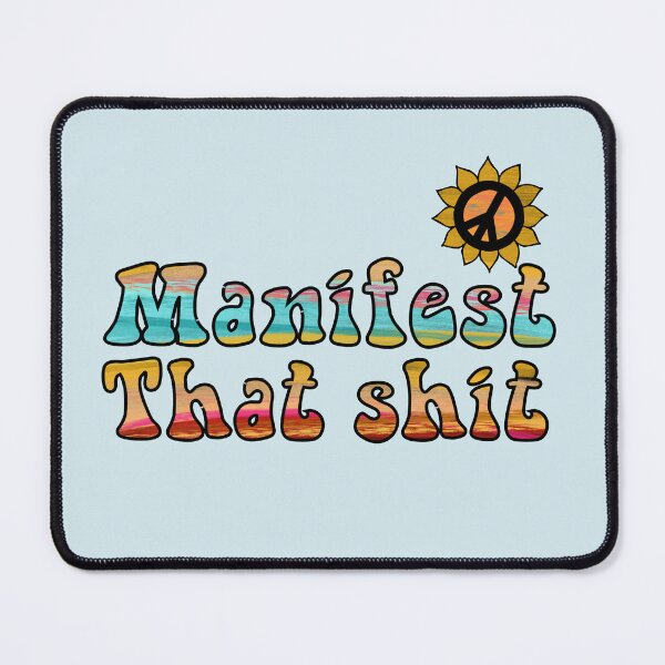 Item preview, Manifest that shit colorful designed and sold by SaintsPlace.