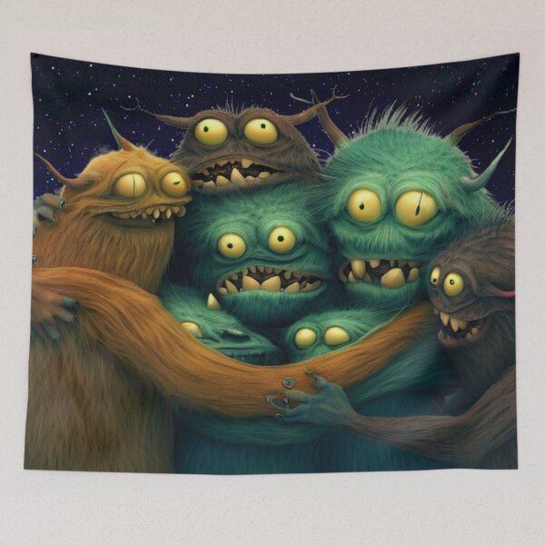 Item preview, Cute and sweet monsters for kids' family picture  designed and sold by JaroDesign2023.