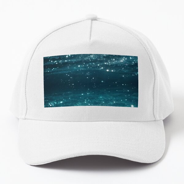 Printed image of sparkling deep ocean v5 Cap for Sale by JaReVa