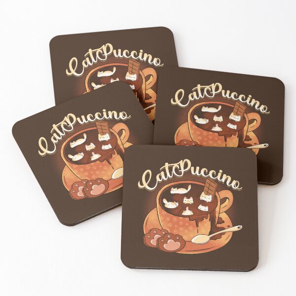Aperçu de l'œuvre Chatons Catpuccino Kawaii par Tobe Fonseca créée et vendue par Tobe Fonseca®.