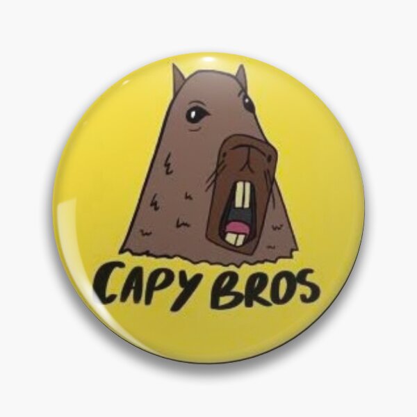 Item preview, Capybros Badge designed and sold by Capybros.