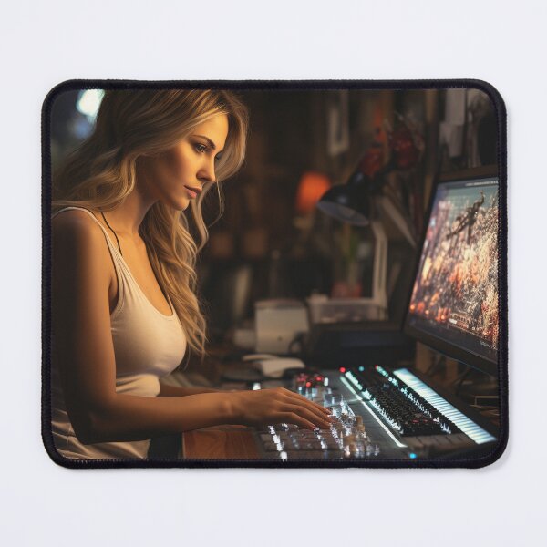 Item preview, Bioinformatics Scientist Analyzing Genetic Data designed and sold by TheBrainArt.