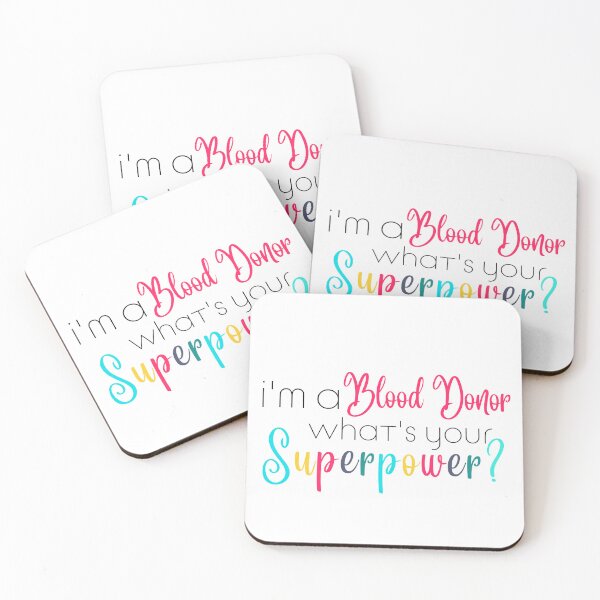 Aperçu de l'œuvre Im a Blood Donor, Whats Your Superpower créée et vendue par ShoniwDesigns.