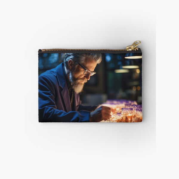 Item preview, Bioinformatics Scientist Analyzing Genetic Data designed and sold by TheBrainArt.