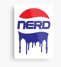Nerd Metal Print
