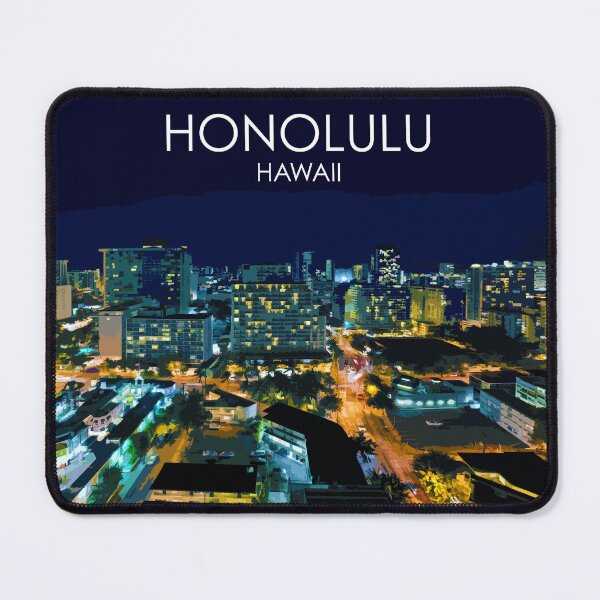 Item preview, Honolulu, Hawaii, USA, Print designed and sold by summattodraw.