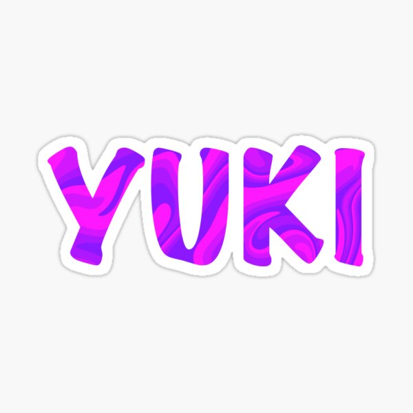 Yuki Name Stickers for Sale | Redbubble