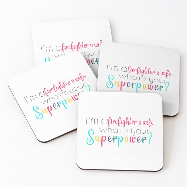 Artikelvorschau, Im a firefighters wife, Whats Your Superpower entworfen und verkauft von ShoniwDesigns.