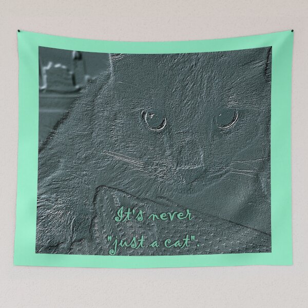 Item preview, Nunca es "solo un gato". designed and sold by seventySIXart&photo .