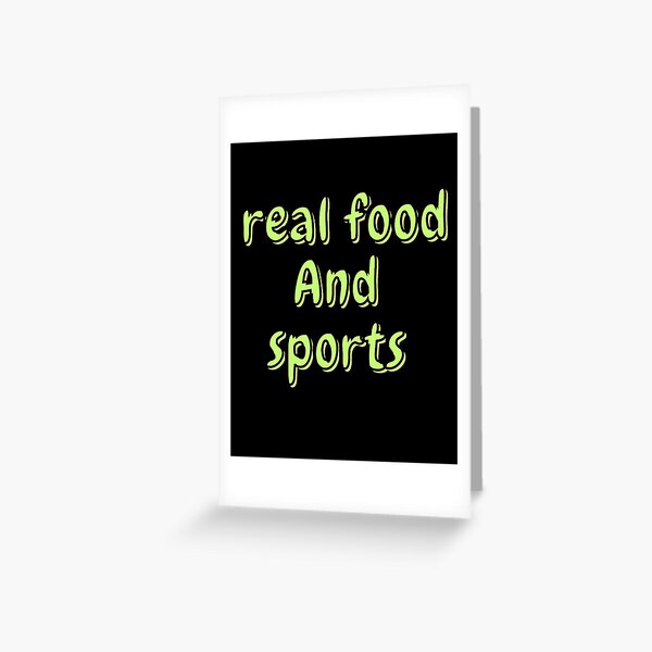 Item preview, real food and sports designed and sold by hanaosean.