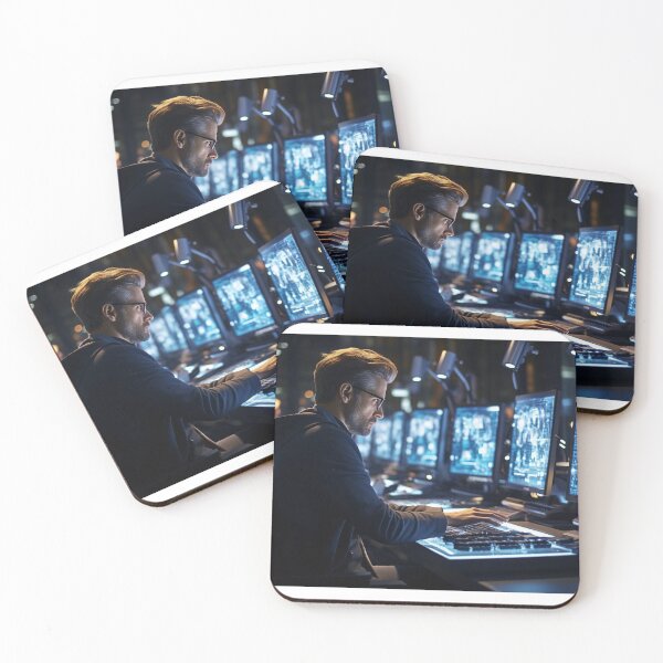 Item preview, Bioinformatics Scientist Analyzing Genetic Data designed and sold by TheBrainArt.