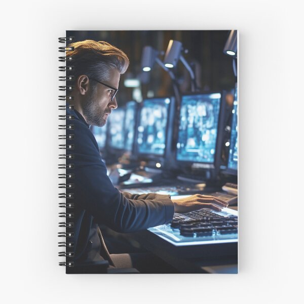 Item preview, Bioinformatics Scientist Analyzing Genetic Data designed and sold by TheBrainArt.