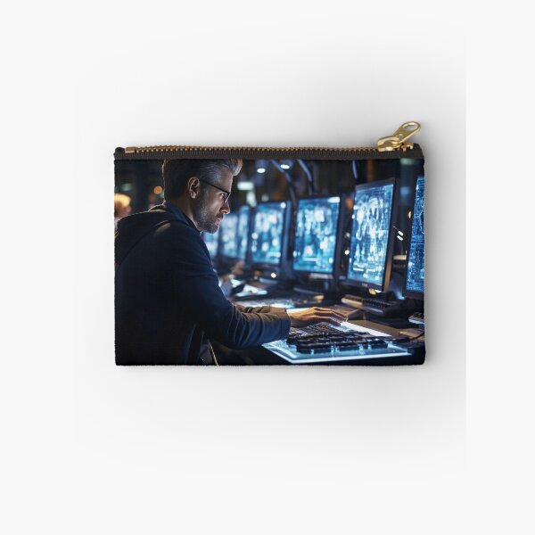 Item preview, Bioinformatics Scientist Analyzing Genetic Data designed and sold by TheBrainArt.