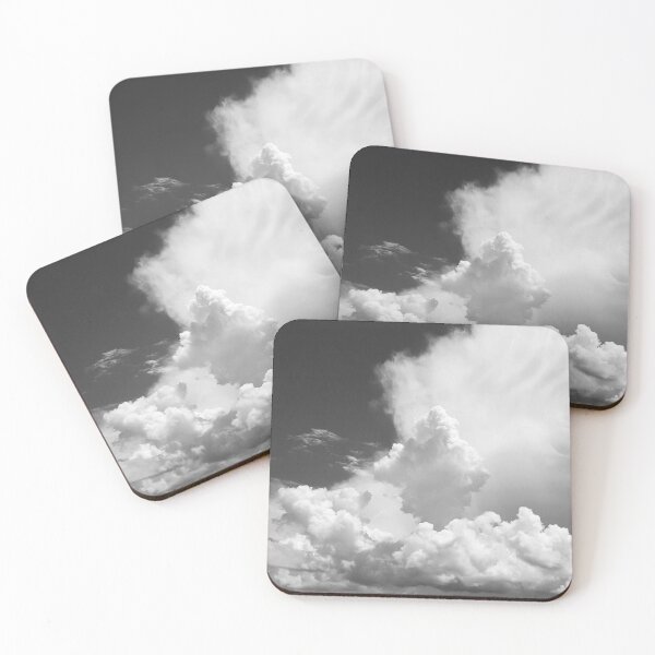 Item preview, Black and White Puffy Clouds designed and sold by vryandesigns.