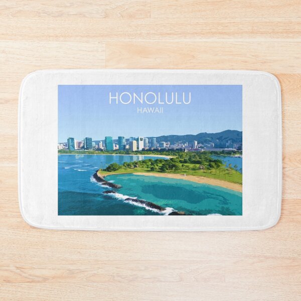 Item preview, Honolulu, Hawaii, USA, Print designed and sold by summattodraw.