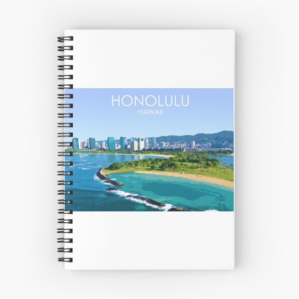 Item preview, Honolulu, Hawaii, USA, Print designed and sold by summattodraw.