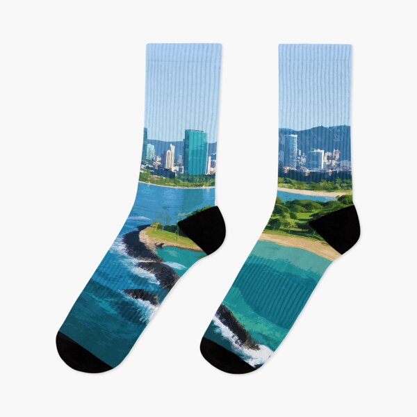 Item preview, Honolulu, Hawaii, USA, Print designed and sold by summattodraw.