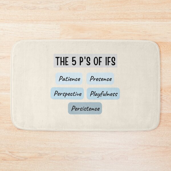 Item preview, The 5 Ps of IFS: Patience, Presence, Perspective, Playfulness and Persistence  designed and sold by ThoughtJumble.