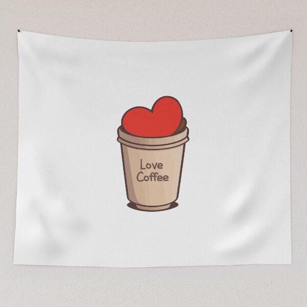 Item preview, Cute Coffee Lover's Delight: Adorable Sticker Celebrating the Joy and Affection for Coffee, a Must-Have for Caffeine Enthusiasts and Coffee Addicts! designed and sold by Koolzilla.