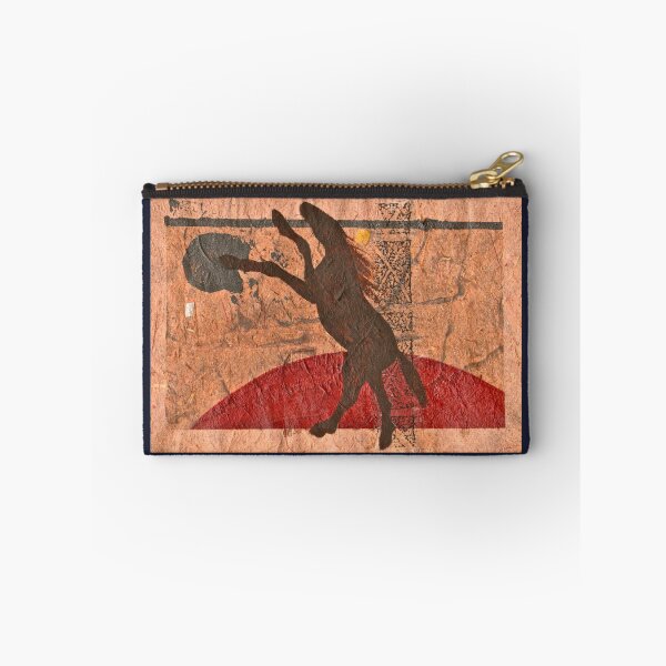 Item preview, BROWN HORSE FLYING RED BALL designed and sold by dkatiepowellart.