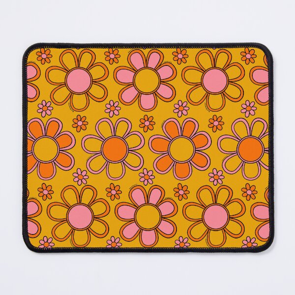 Item preview, Retro Flower Print designed and sold by doodlebymeg.