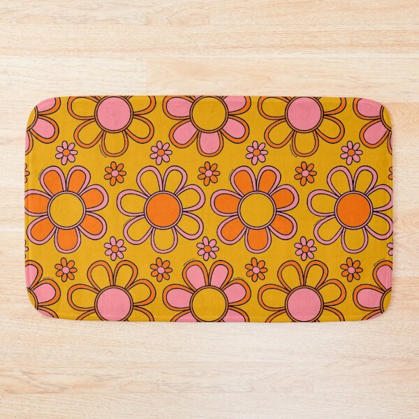 Item preview, Retro Flower Print designed and sold by doodlebymeg.