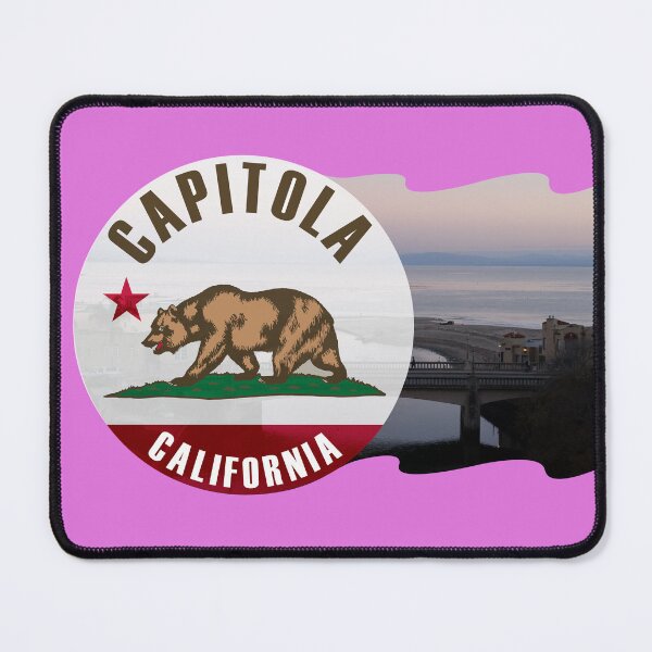 Item preview, Capitola Beach Californian Flag: Santa Cruz Coastal Living! designed and sold by EclecticCharm.