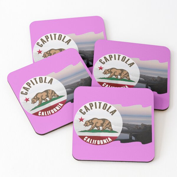 Item preview, Capitola Beach Californian Flag: Santa Cruz Coastal Living! designed and sold by EclecticCharm.