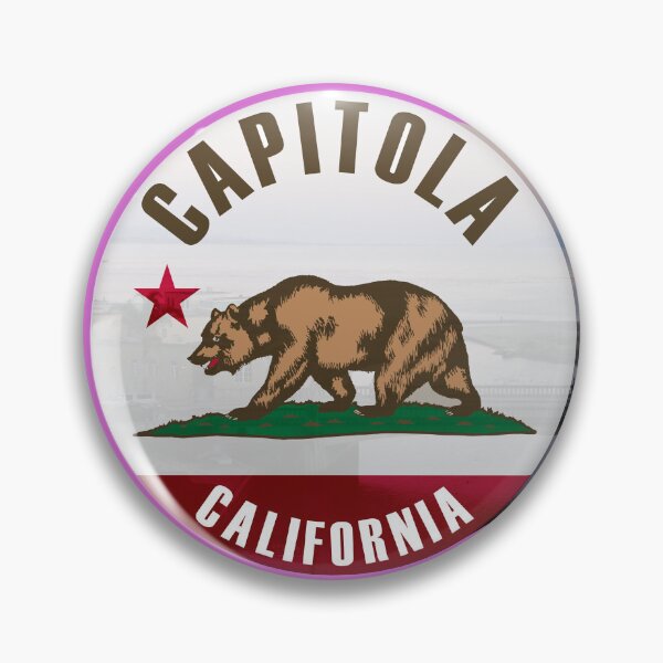 Item preview, Capitola Beach Californian Flag: Santa Cruz Coastal Living! designed and sold by EclecticCharm.