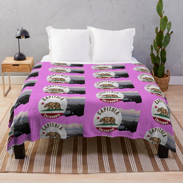 Item preview, Capitola Beach Californian Flag: Santa Cruz Coastal Living! designed and sold by EclecticCharm.