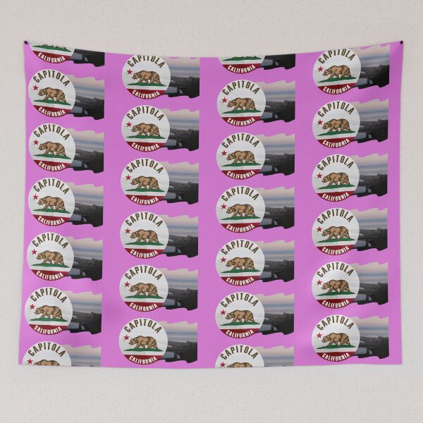 Item preview, Capitola Beach Californian Flag: Santa Cruz Coastal Living! designed and sold by EclecticCharm.
