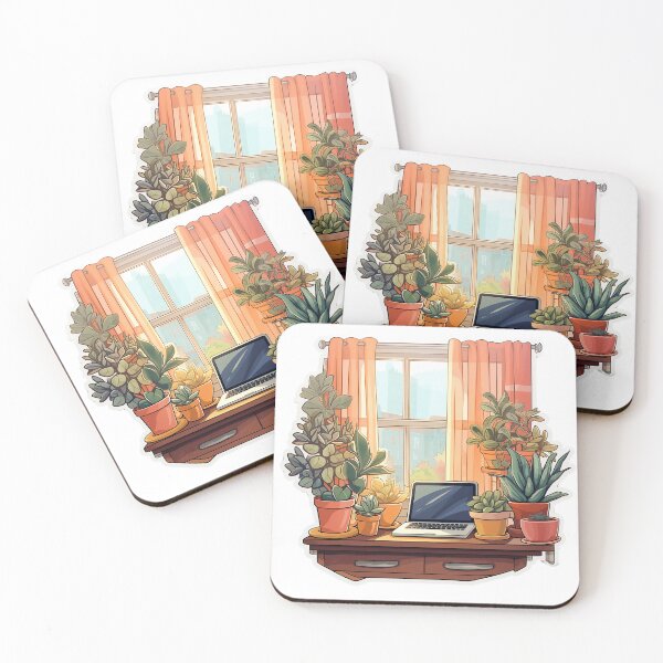 Item preview, Minimalistic Cozy Work From Home Sticker designed and sold by SamcroMike.