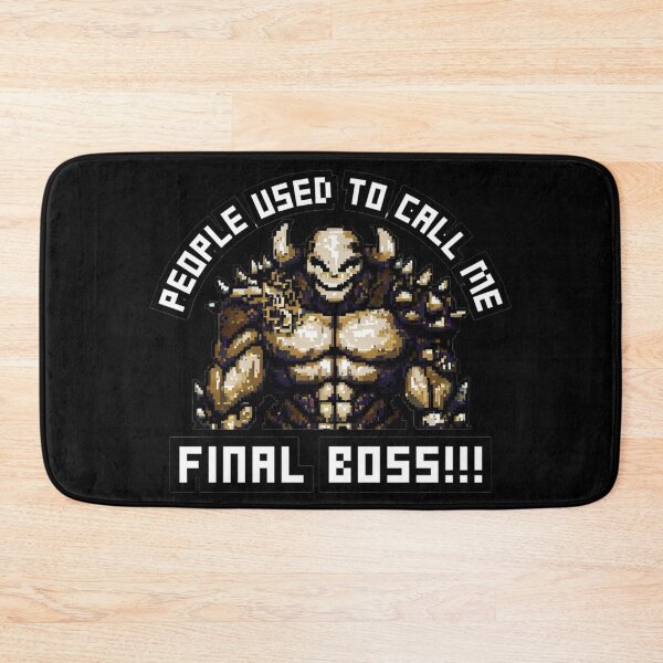 Item preview, Gamer Quotes: People Used To Call Me Final Boss!!!. Pixel Art designed and sold by OB Print.