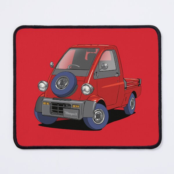 Item preview, Daihatsu Midget kei car truck designed and sold by Webazoot Industries - Car Art.