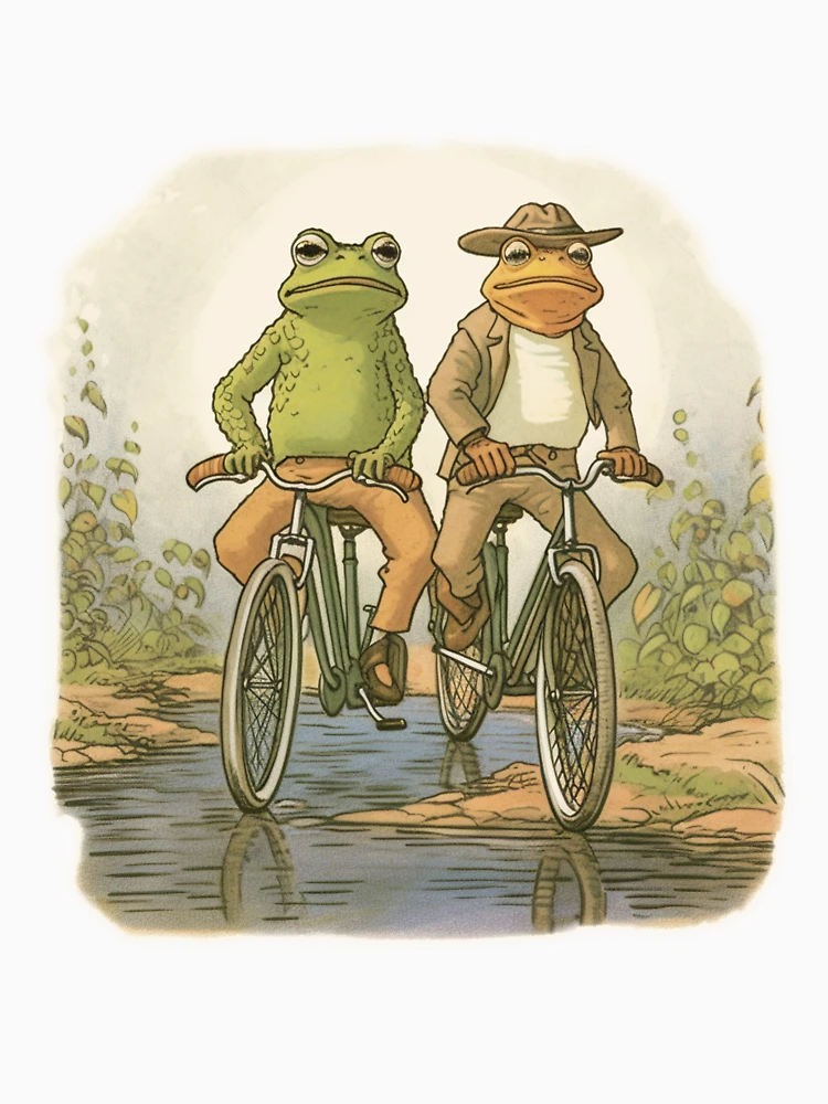 Frog and Toad - Friends on a Bike Essential T-Shirt for Sale by