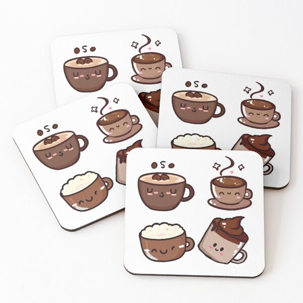 Item preview, "Cute Coffee Mug Sticker Pack: Adorable Collection of Stickers Showcasing Charming Coffee Mugs, Perfect for Coffee Enthusiasts and Sticker Lovers! designed and sold by Koolzilla.