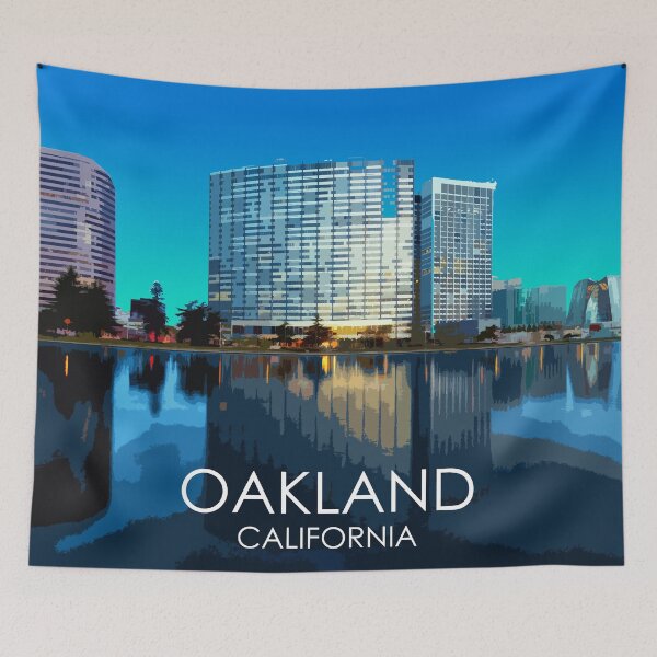 Item preview, Oakland, California, USA, Print designed and sold by summattodraw.
