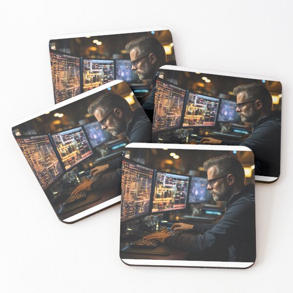 Item preview, Bioinformatics Scientist Analyzing Genetic Data designed and sold by TheBrainArt.
