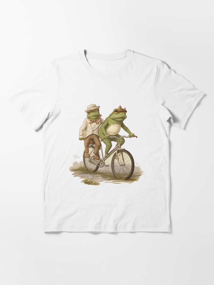 Frog and Toad Friends on a Bike Essential T-Shirt