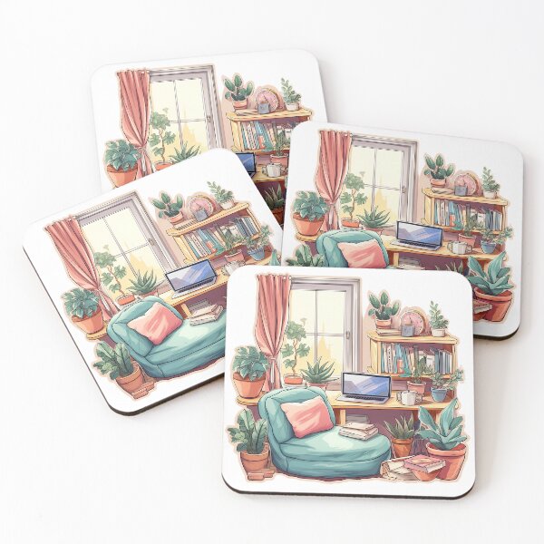 Item preview, Minimalistic Cozy Work From Home Sticker designed and sold by SamcroMike.