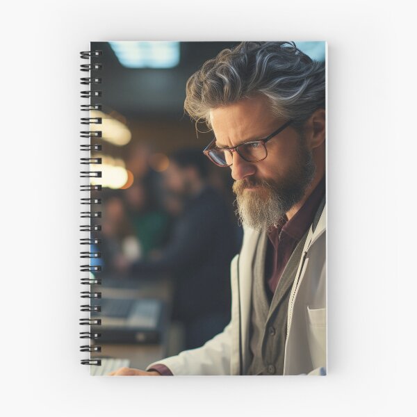 Item preview, Bioinformatics Scientist Analyzing Genetic Data designed and sold by TheBrainArt.