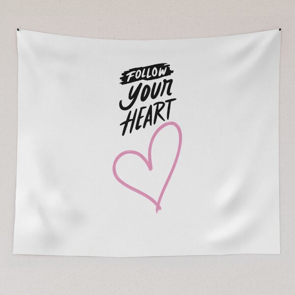 Item preview, follow your heart designed and sold by print lovers.