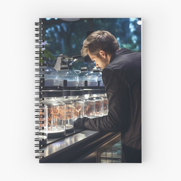 Item preview, Bioinformatics Scientist Analyzing Genetic Data designed and sold by TheBrainArt.